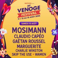 4 billets Venoge festival (2 adultes, 2 enfants) 15.08.2026
