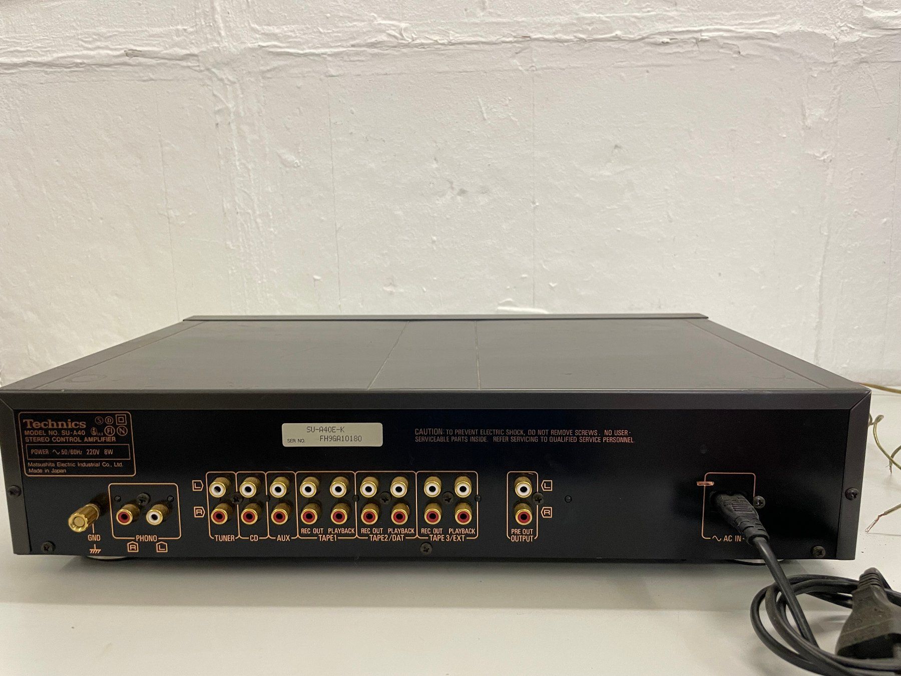 Technics Amplificatori: Préamplificateur Technics SU-A40 - en bon état class AA – Usato da La Croix (Lutry) venduto da netrajet 3