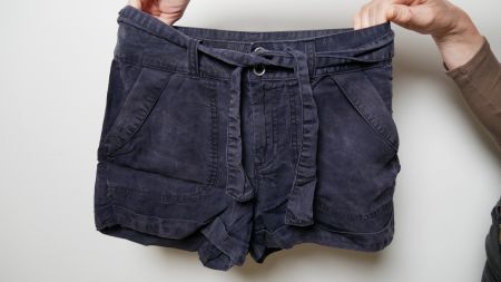 H&M Logg Seglershorts Shorts in Segleroptik blau navy kurz