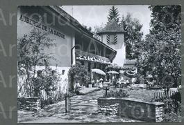 AK sw Cudrefin VD Auberge de la Sauge, Broyekanal ≈ 1978