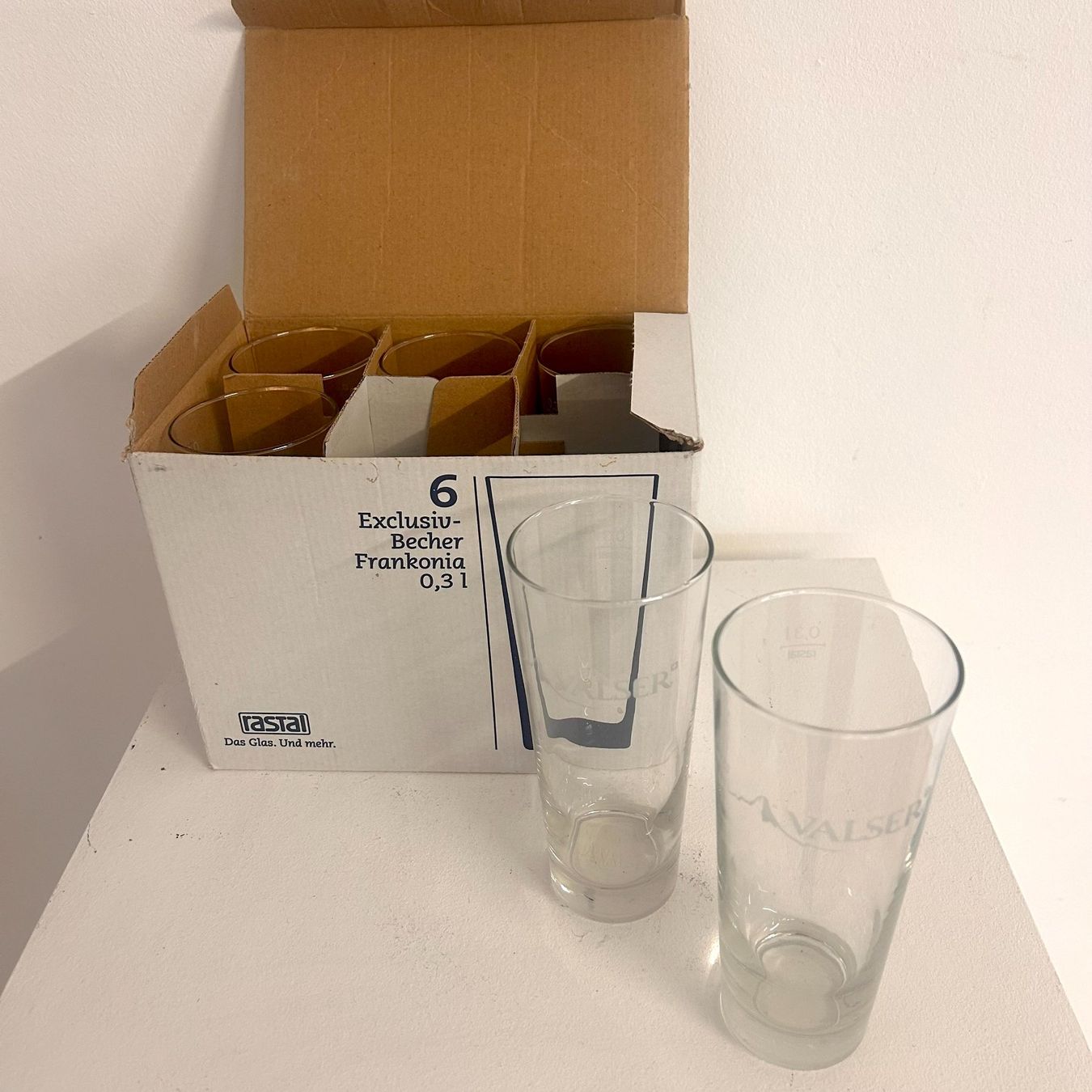 Bicchieri: 6 verres Valser neufs, 30 cl – Usato da bursins venduto da silversurfer1972 1