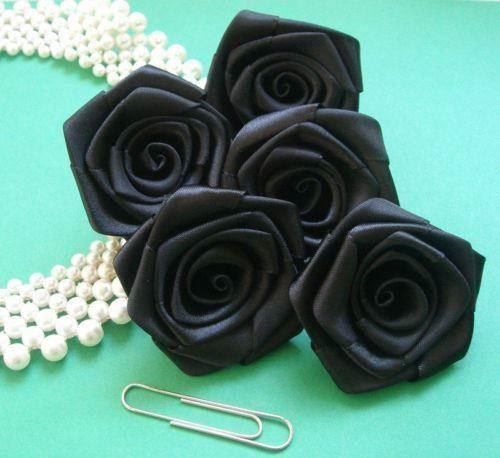 Köder: 1 Big rose en satin 5cm NOIR – Neu und originalverpackt aus St-Imier von goodber 1