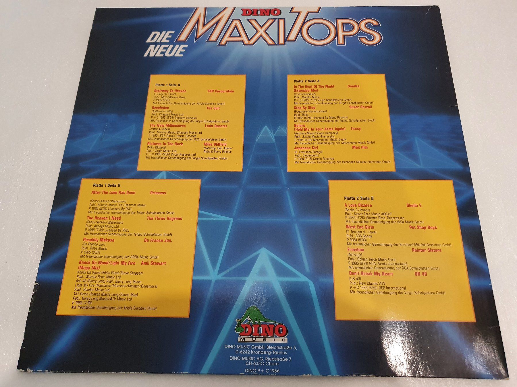 Schallplatten: Die Neue Dino Maxi Tops /  LP`s – Gebraucht aus Uster von Vinyl-Leidenschaft 2