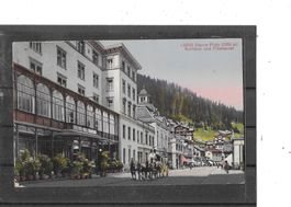 GR Davos-Platz 1918 Curhaus und Postkutsche (Flüelapost)