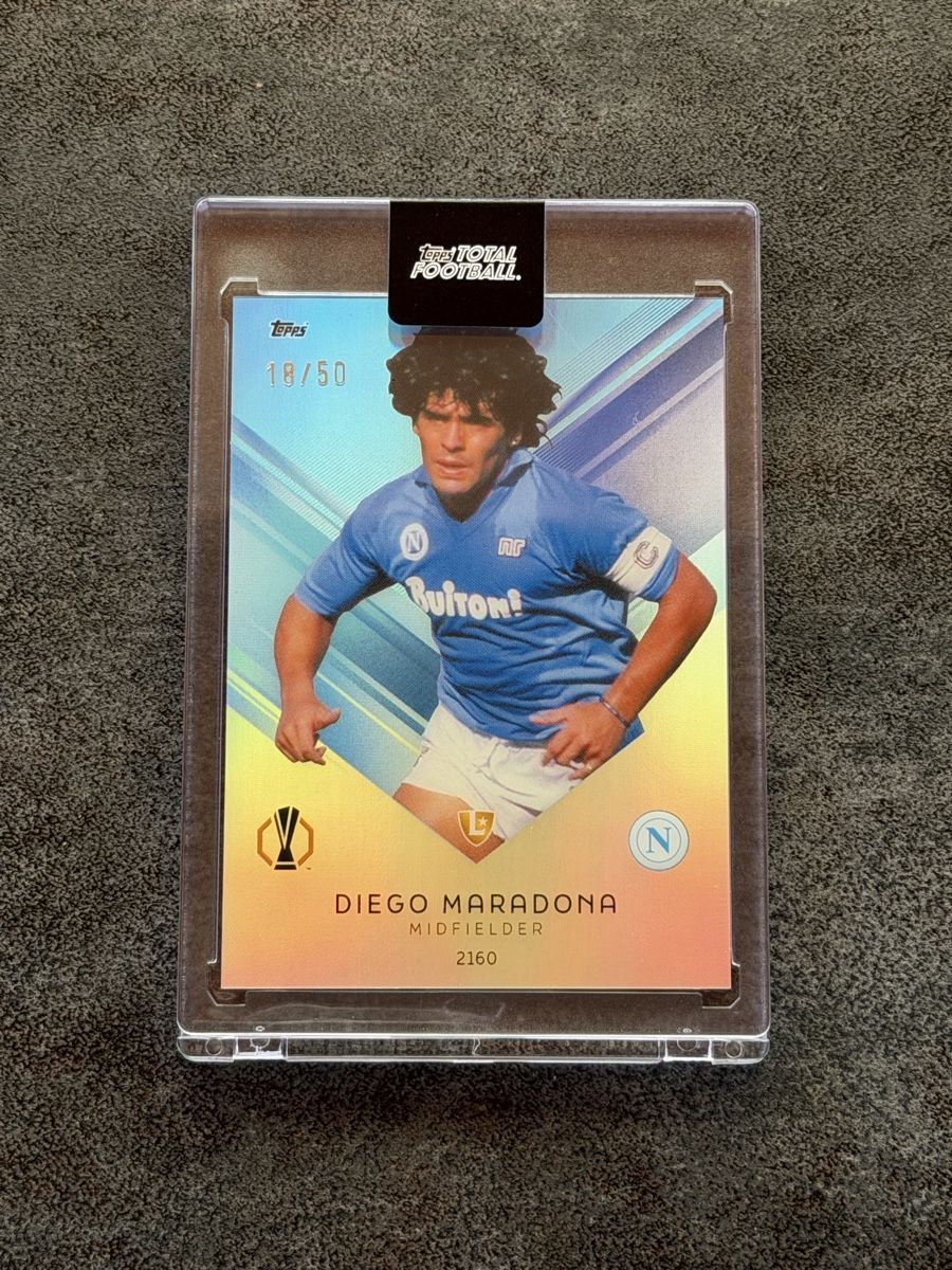 Topps Sammelbilder & Trading cards: Diego Maradona 18/50 - Topps Chromium Base – Neu (gemäss Beschreibung) aus Kaiseraugst von 420n