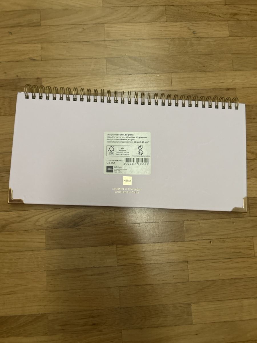 Blocs de correspondance: Desk Planner / Wochenplaner – Neuf (Voir description) à Winterthur par Guizza93 3