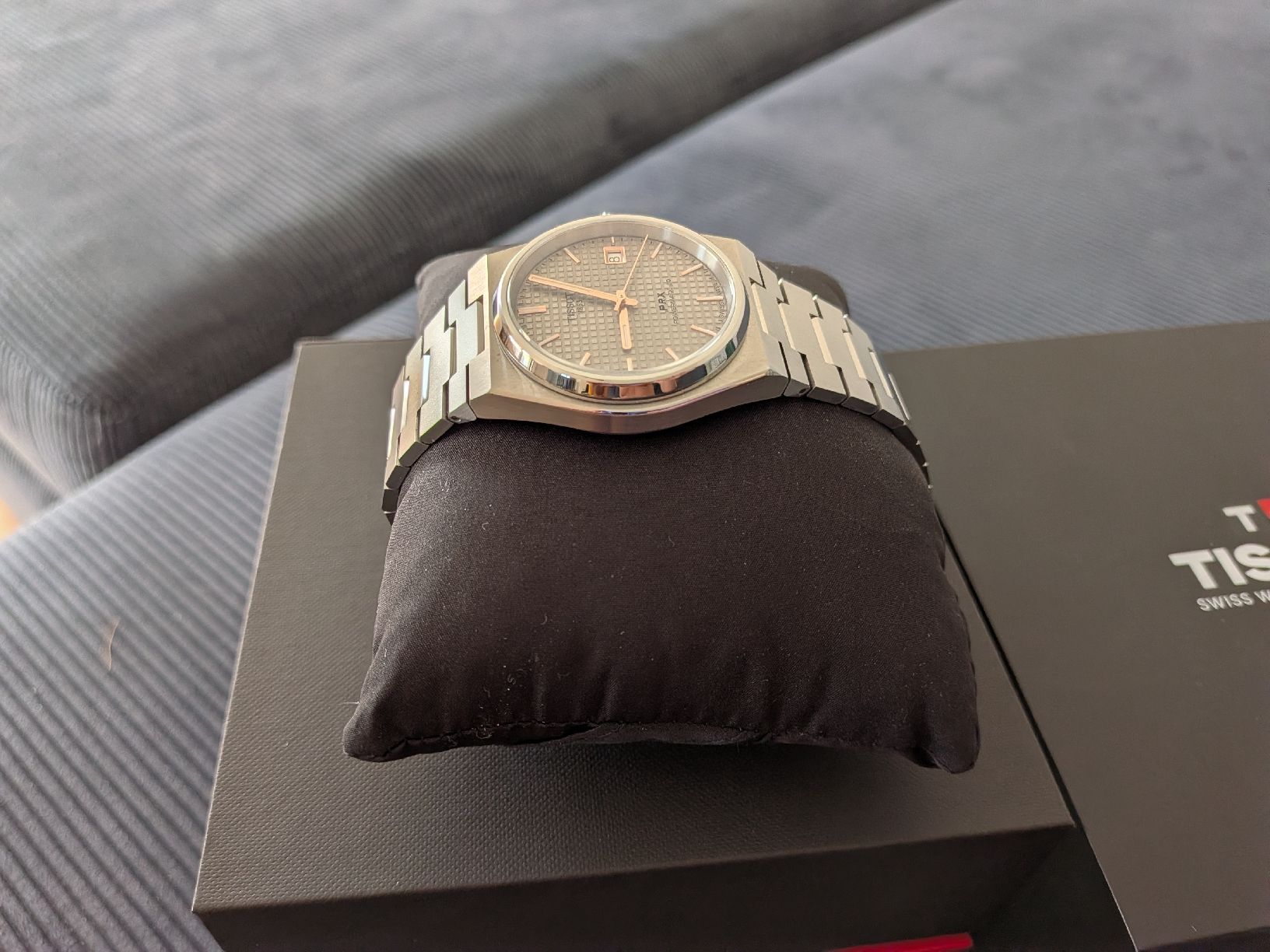 Tissot Uhren: Tissot PRX 38 Titanium Powermatic 80 Anthracite – Neu (gemäss Beschreibung) aus Maur von geo_tw5t 2
