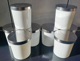 8 Vorratsdosen, Glas mit Deckel, Top Zustand!