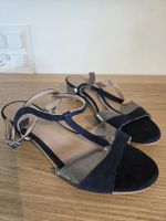 Anne Weyburn Sandalen, Grösse 40 Dunkelblau/Bronze ✨