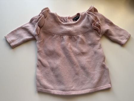 Pull-robe bébé fille rose KIABI taille 1M 52-55cm 