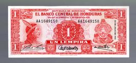 Honduras 1 lempira selten UNC