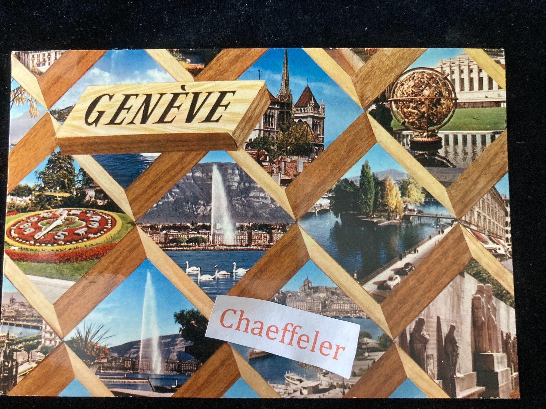 Cartes postales: 1973  GENÈVE – D'occasion à Zürich par Chaeffeler