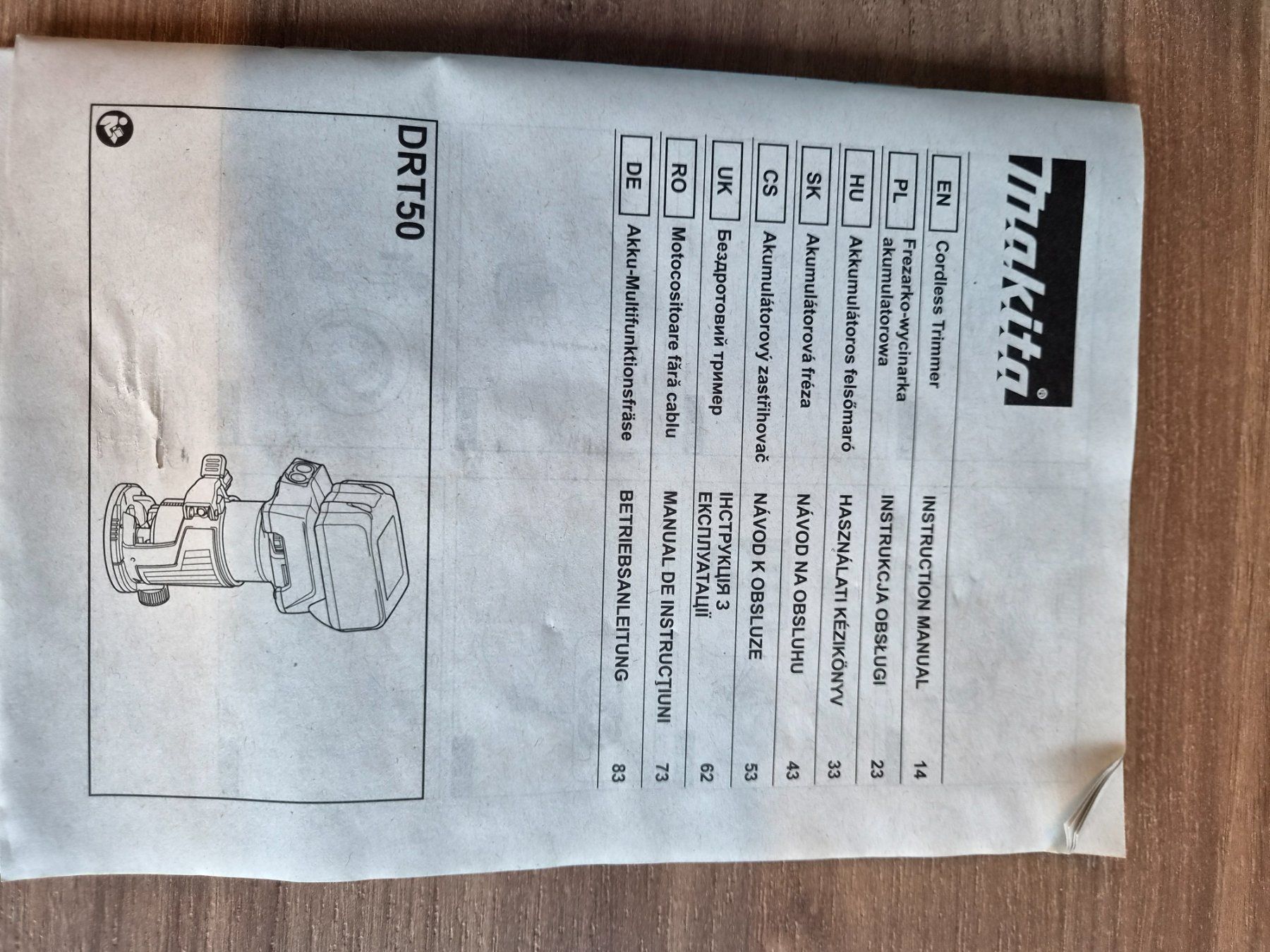 Makita Tous les outils: DRT50Z Akku-Multifunktionsfrse – Neuf (Voir description) à Gossau ZH par OrderflowAG 1