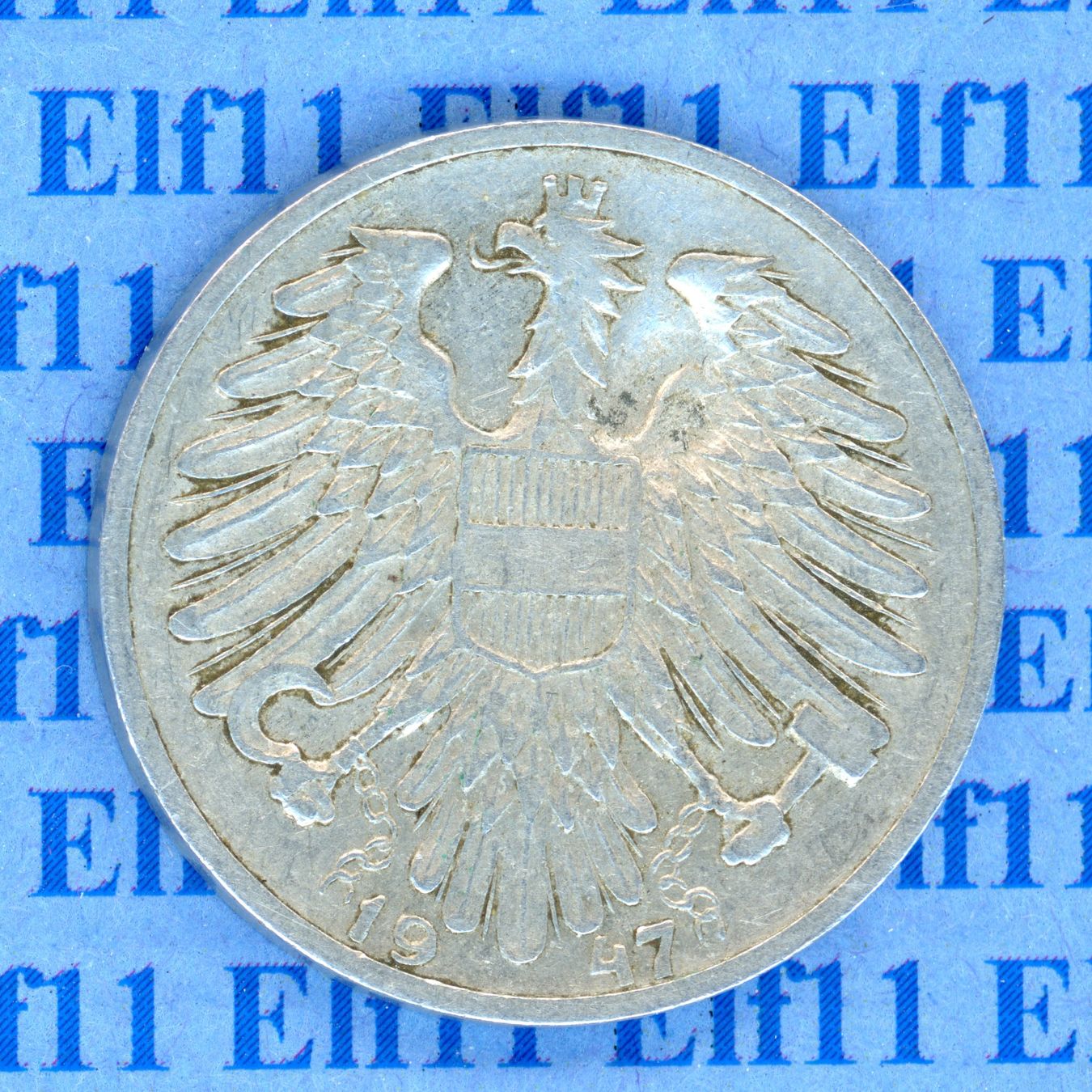 Tutti le monete: ATS___1.00 1947 -ss 1 Schilling – Difettoso da Widnau venduto da Elf11