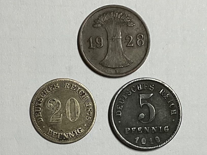 Toutes les monnaies: 3 Deutsches Reich /20 pfennig 1875 Silber .. – D'occasion à Wolfhalden par Wolkar