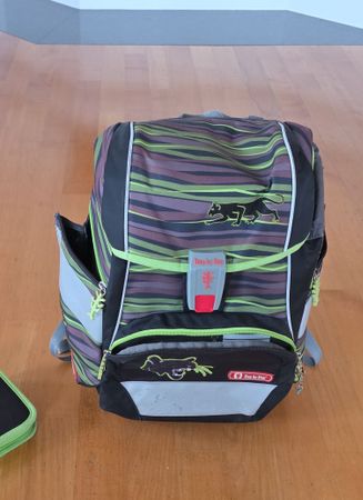 Schulrucksack Step by Step, Panther-Design - Top Zustand!