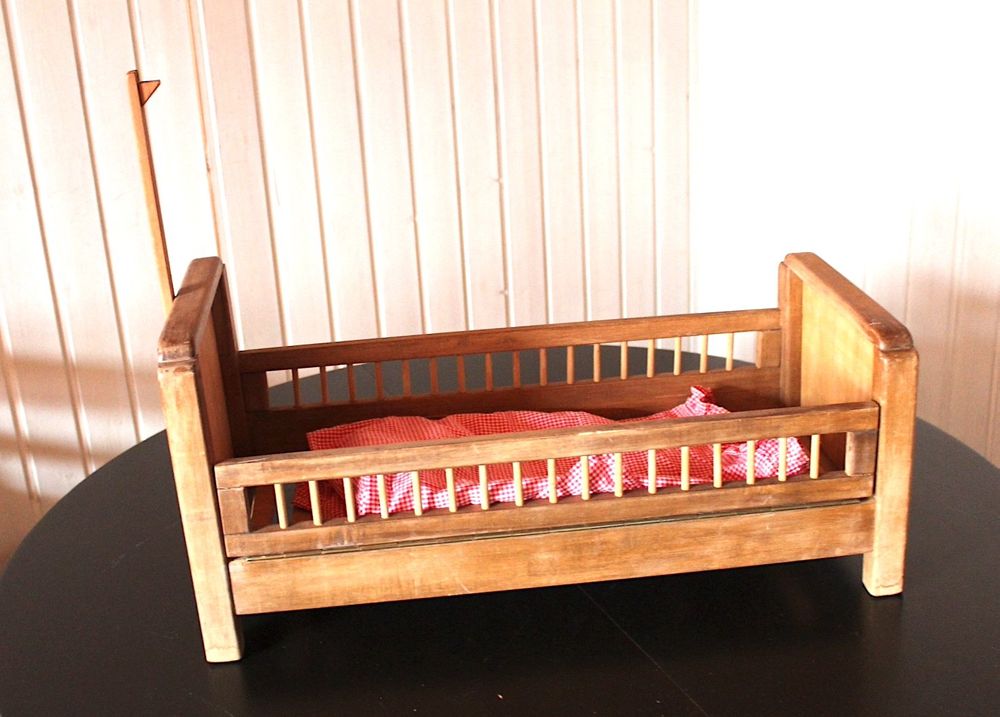 Puppenbett Mit Himmel Und Bettzeug Kaufen