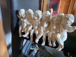 Engels Figuren Engel sitzend Skulptur