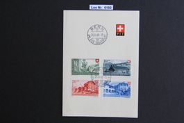PP PTT Faltbögli mit Sonderstempel 1948             Los 6193