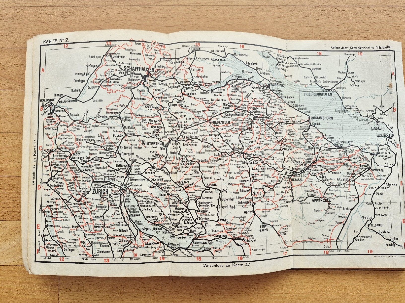 Bücher: Antiker Buch, Orts- Lexikon, 1913 – Gebraucht aus Wädenswil von Orso31 4