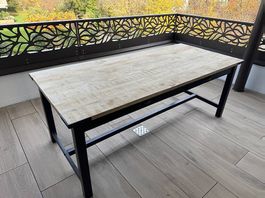 Esstisch / Mangoholz / 2m lang / 4 Schubladen