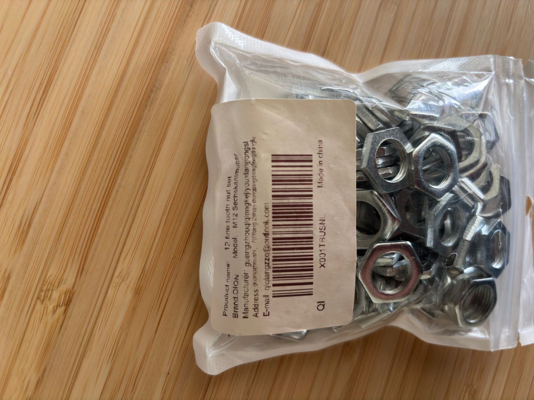 Tutti gli attrezzi: 12 fine tooth nut set neu – Nuovo e nell'imballaggio originale da Baar venduto da gon_92g8