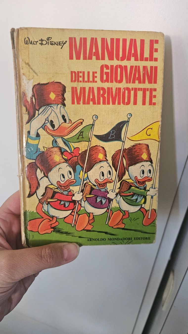 Libri: Vecchio libro Disney "Manuale delle Giovani Marmotte" – Usato da Melano venduto da H-Sara