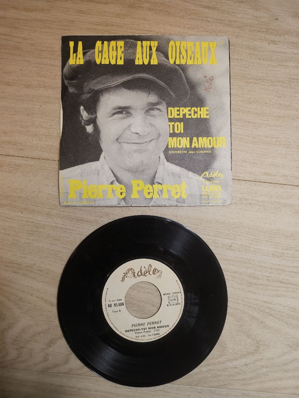 Dischi in vinile: Disque vinyle Pierre Perret La Cage Aux Oiseaux  45t – Usato da La Joux FR venduto da car_ck96 1