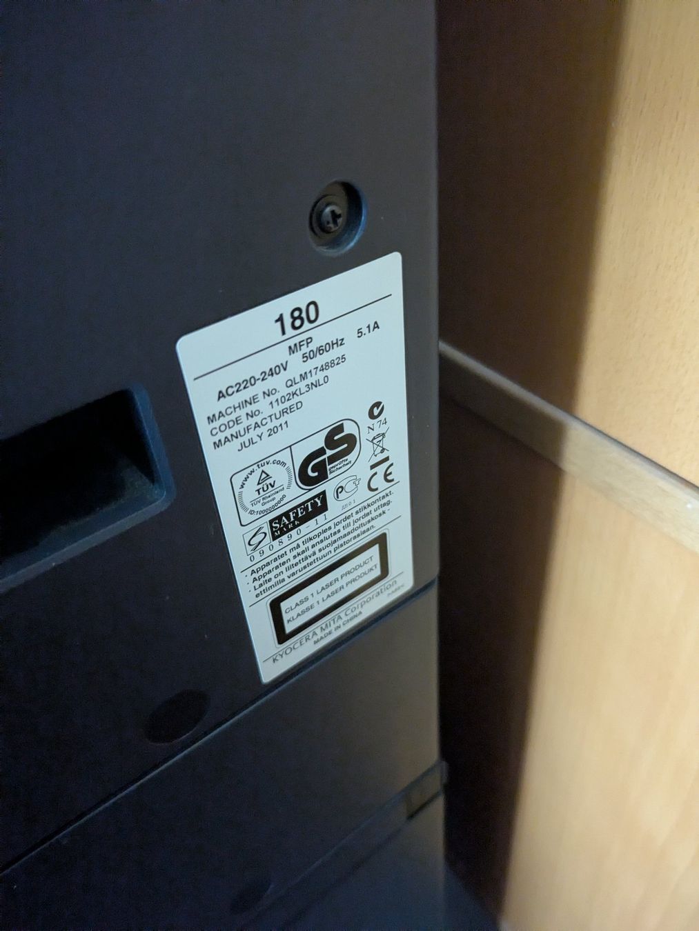 Kyocera Drucker: Kyocera TASKalfa 180 Multifunktionsgerät A3/A4 – Gebraucht aus Neerach von ciegolink 3