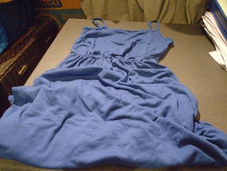Kleid Grösse XS 32/34 esmara, blau, Träger verstellbar