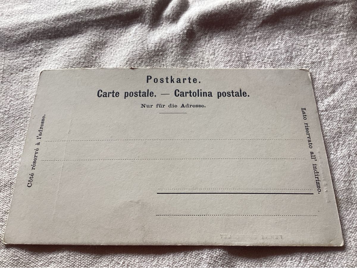 Ansichtskarten: Genève ferme du Beulet – Gebraucht aus Luc (Ayent) von Rebouille 1