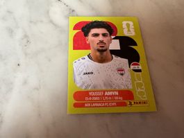 Panini Fifa Fussball WM 2026 Sticker Youssef Amyn IRQ 14