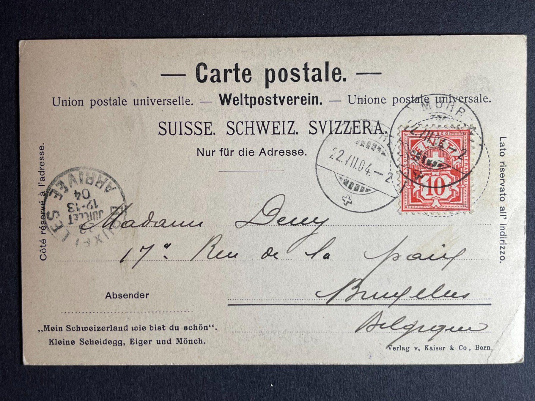Cartoline postali: Kleine Scheidegg – Usato da Steg VS venduto da _vinci_ 1