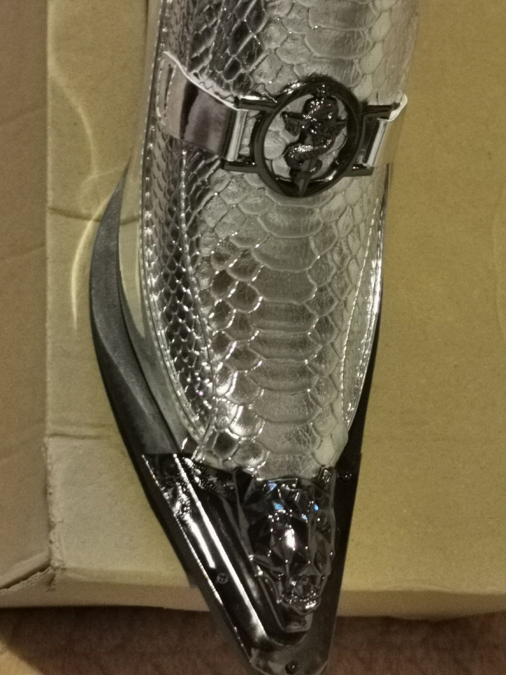Scarpe da uomo: Party Schuhe Silberfarben gr. 40 – Nuovo e nell'imballaggio originale da Mellingen venduto da fra_g7y8 6