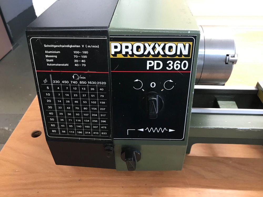 Drehbank Drehmaschine Proxxon PD 360 | Kaufen auf Ricardo