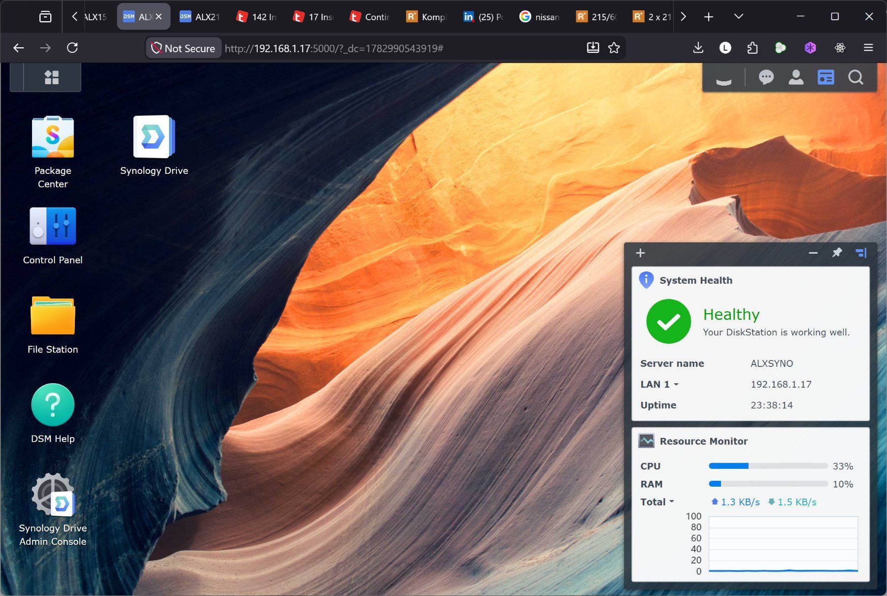 Synology Server: Synology Diskstation DS1817+ mit 16GB RAM und OVP – Usato da Zürich venduto da Lock5151 5