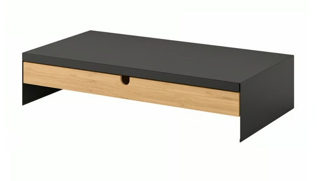 Staffa per monitor: Elloven Monitorerhöhung mit Schublade, schwarz – Nuovo e nell'imballaggio originale da Dättwil AG venduto da dia_6cbv 3