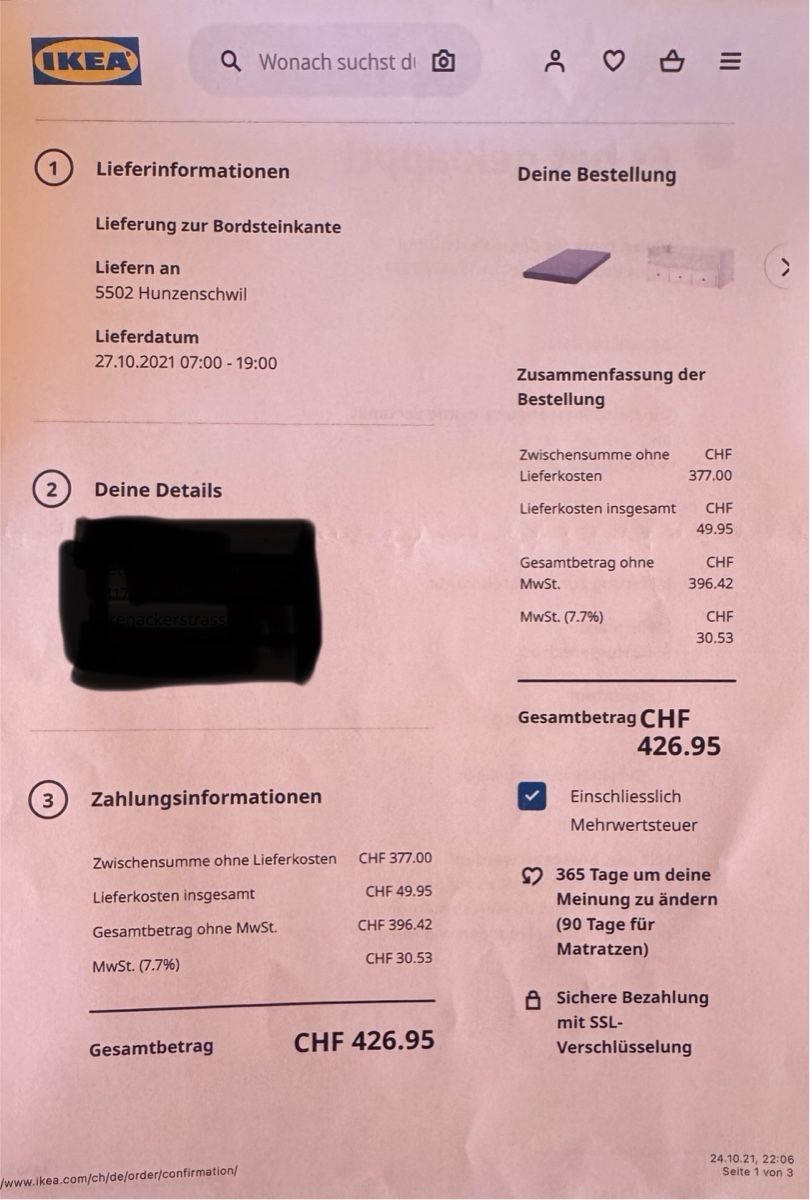 Betten: Bettsofa IKEA HEMNES – Gebraucht aus Hunzenschwil von tin001 4