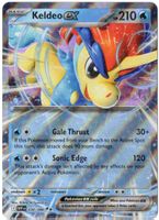 Keldeo - seltene englische Pokémon Hologrammkarte