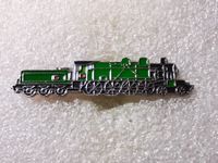 Ansteckpin 77: Eisenbahn Dampflokomotive