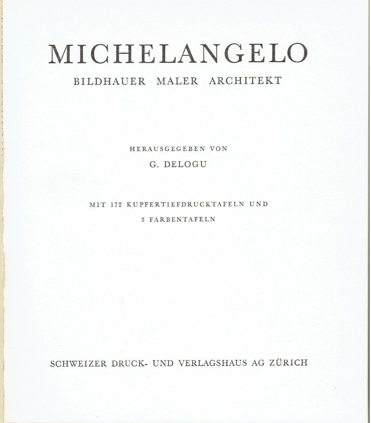 Bücher: Michelangelo – Gebraucht aus Flims - Dorf von Stagediver 1
