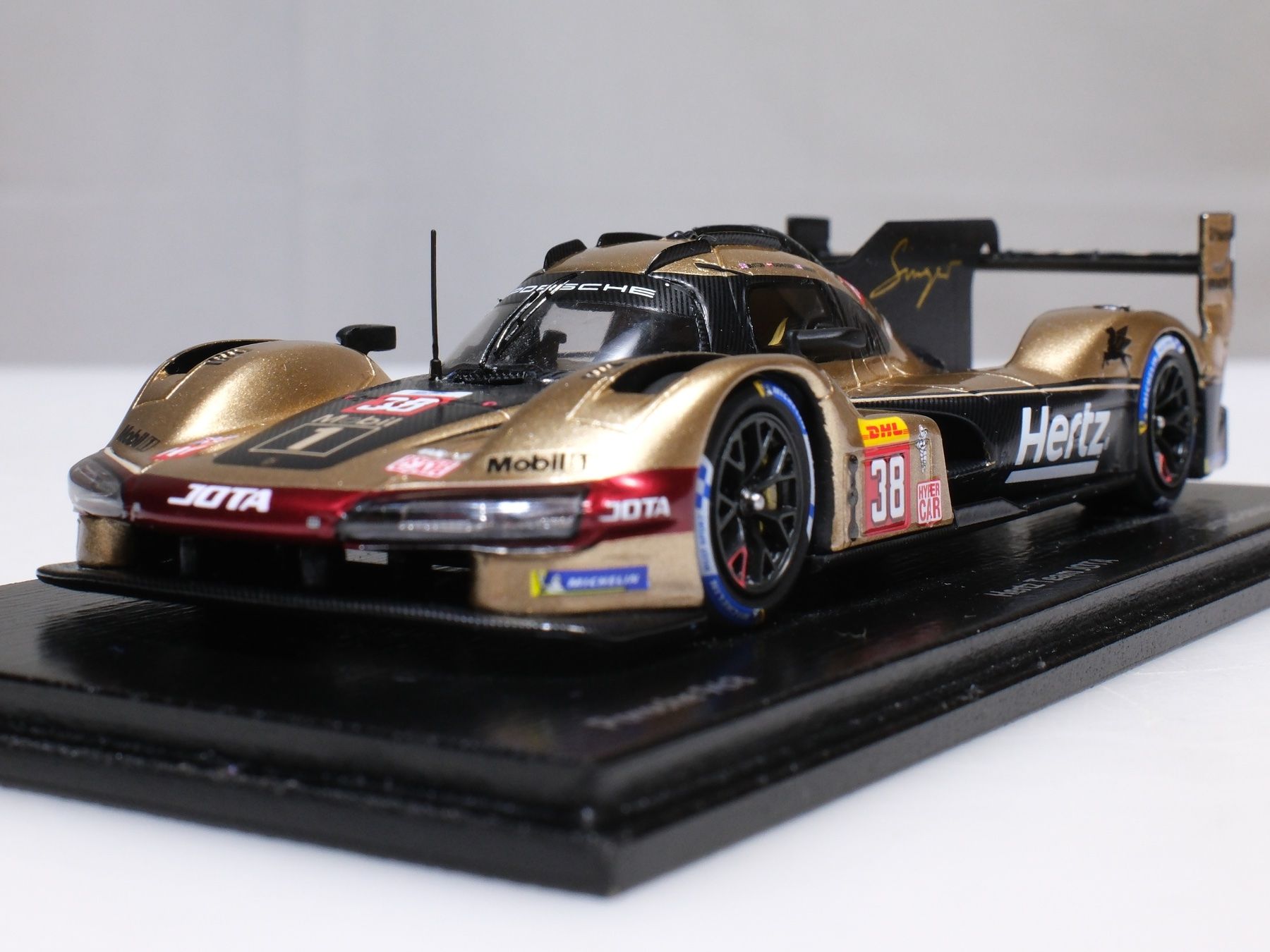 Porsche Modellautos: PORSCHE 963, Hertz Team JOTA, J.Button/O.Rasmussen/P.Hanson – Gebraucht aus Lobsigen von Markus_Haenggi_Bern