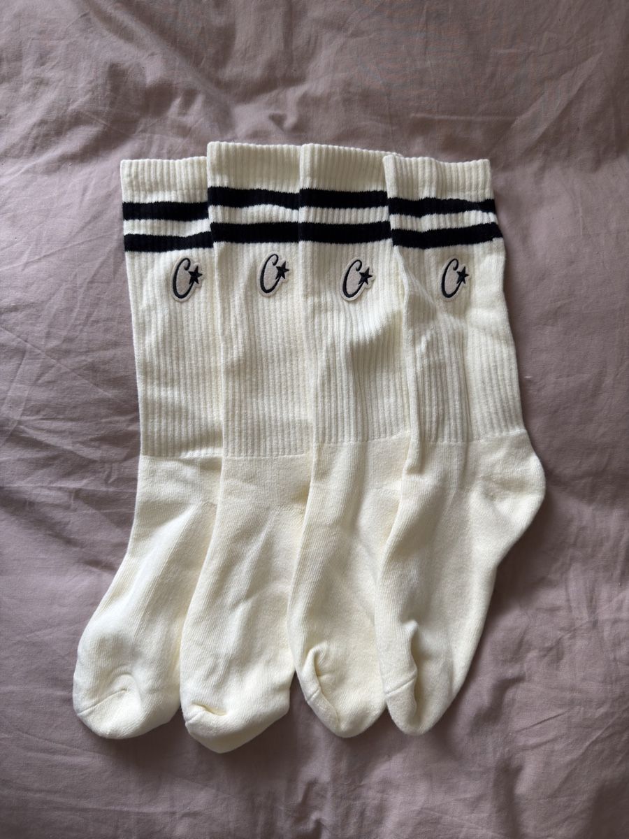 Calze: Corteiz Socken Beige Neu – Nuovo (secondo la descrizione) da Winterthur venduto da GinaMila
