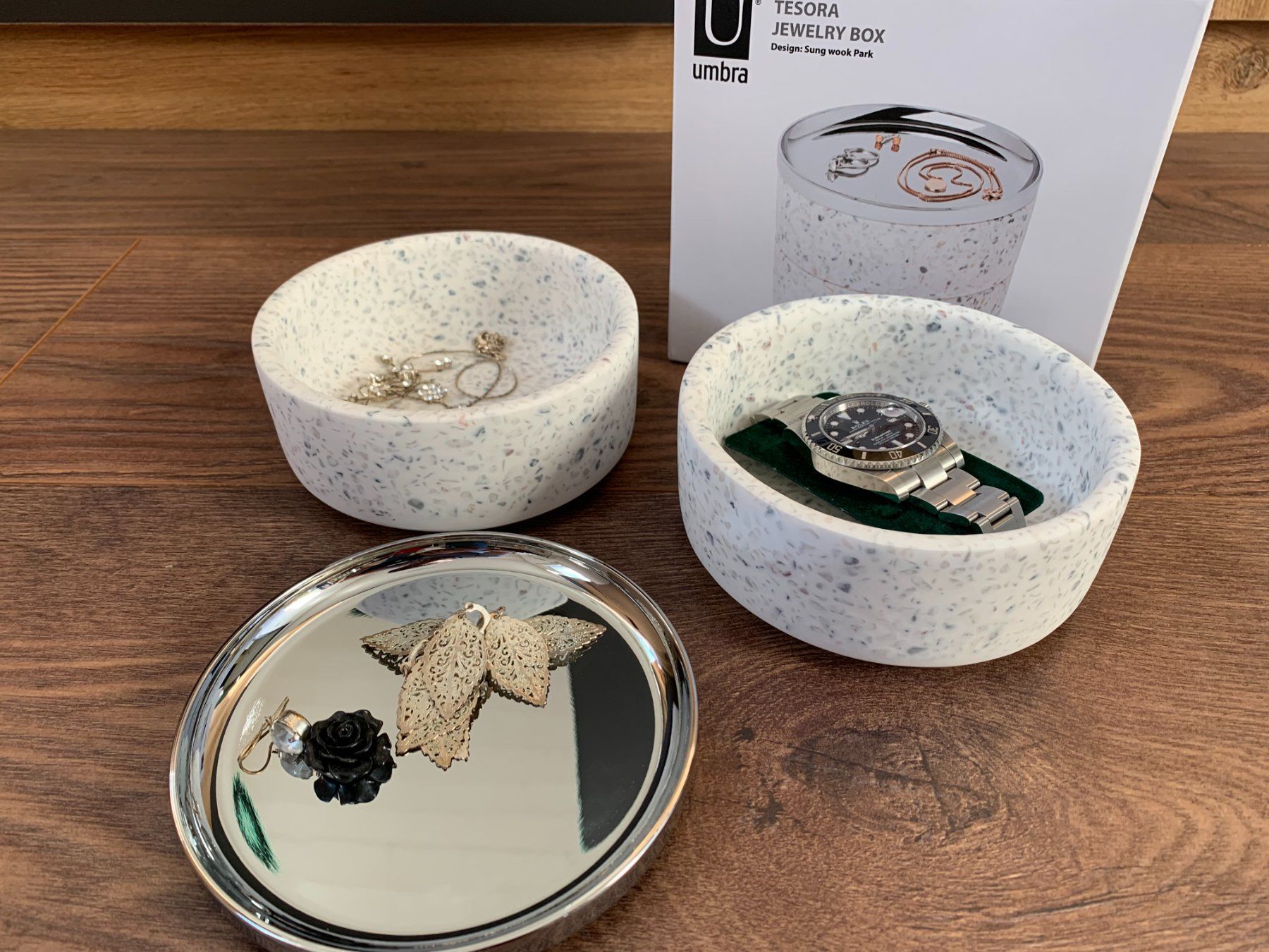 Coffrets à bijoux: Original Tesora Schmuck Box, Uhrenbox – Neuf avec emballage d'origine à Courlevon par Topwatch3000 1