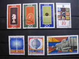 DDR 1969 Schach / Gedenkstätten gest.
