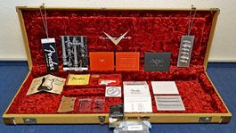 Fender USA Custom Shop Case Koffer 50s Tweed/Rot NEU