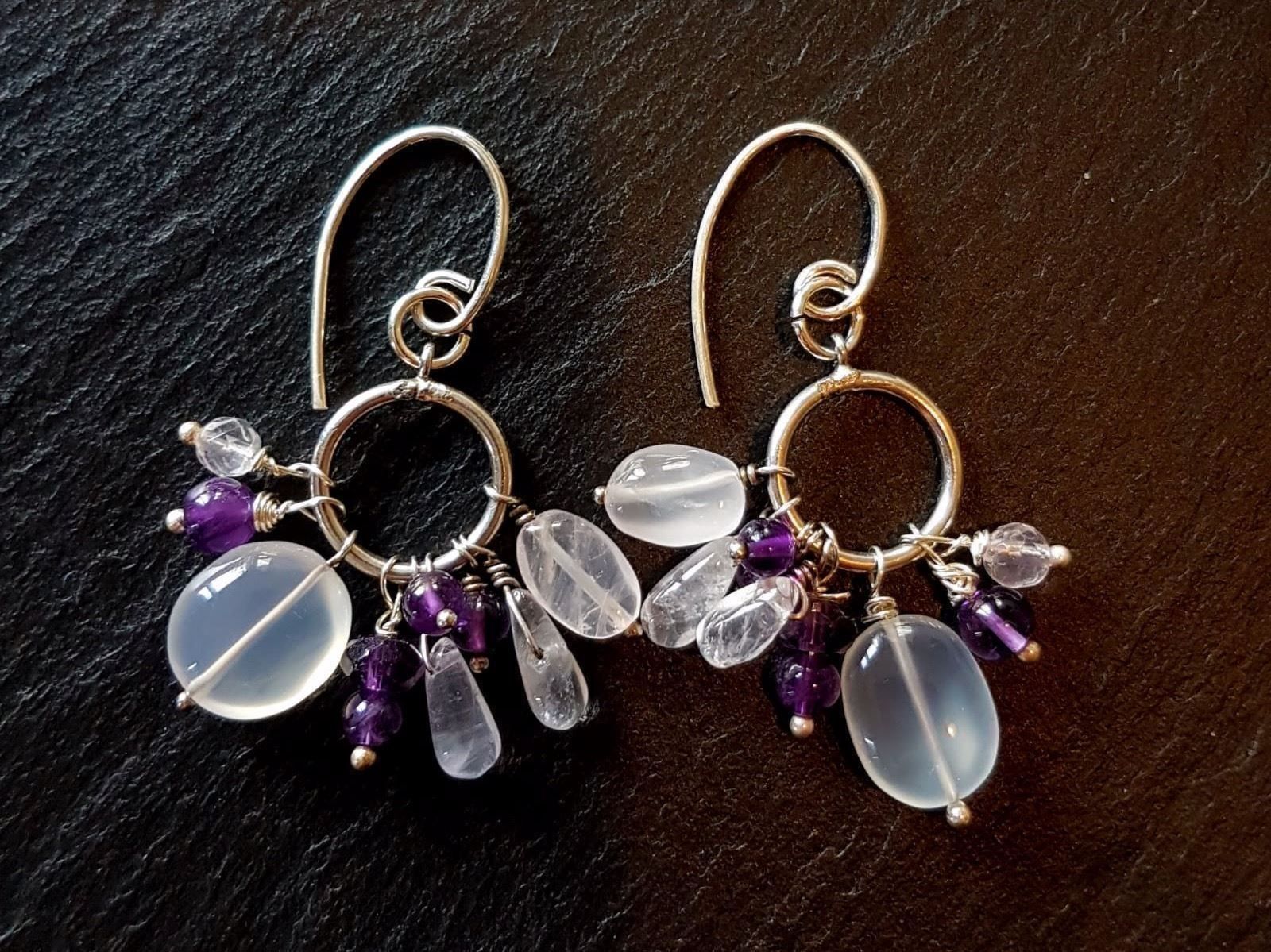 Orecchini pendenti & Orecchini a lobo: Boucles d'oreilles Améthystes et Argent 925 – Nuovo e nell'imballaggio originale da Veyrier venduto da Leilazizou