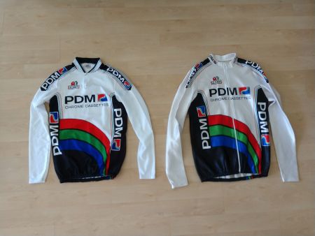 PDM Chrome Kassette Ultima Team Trikot Jacke Gr 5 / XL Swiss