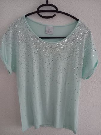 Damen T-Shirt mintgrün Grösse M MADELEINE