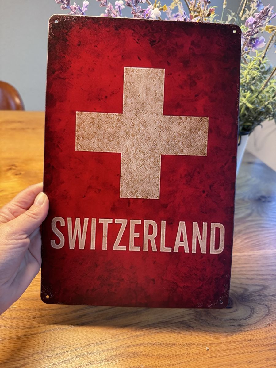 Insegne: Blechschild Schweiz Dekoschild  – Usato da Niederbüren venduto da Oetschli 1